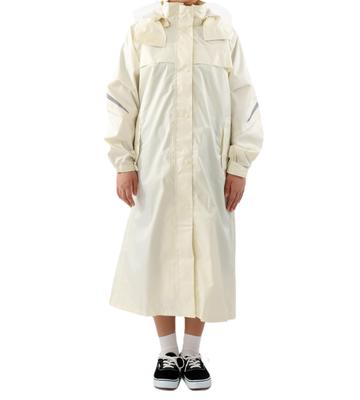 Дождевик для дождевика Rain tuck, совместимый со шлемом, рюкзак 105 см [Winter Cherry] school, II, капюшон, совместимый, Ivory, (длина)