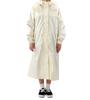 Winter Cherry Raincoat, Rain Tack Raincoat II, Helmet-Compatible Hood, Backpack Compatible, 3370, Ivory, 125cm (Length)