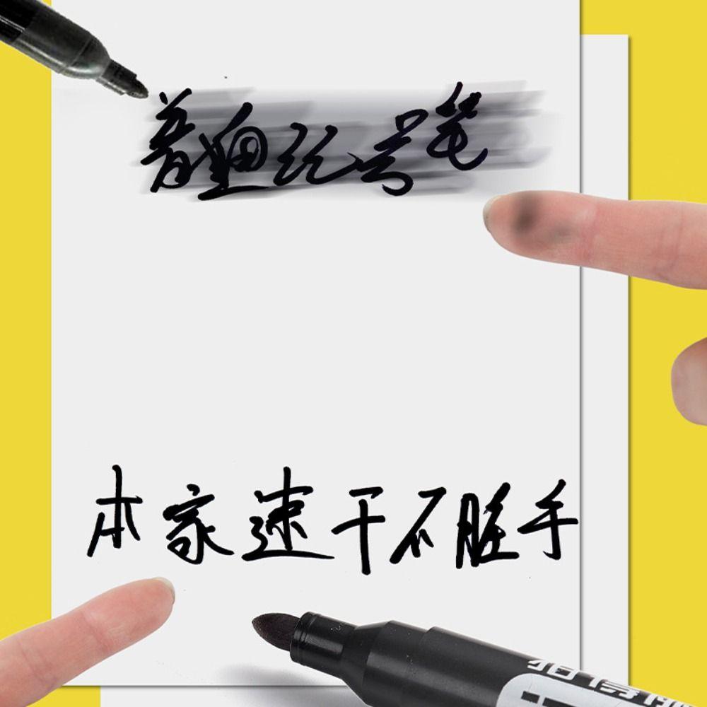 Перманентный маркер с грубым наконечником 1,5 мм, красный, синий, черный, для маркировки линий, подарочный