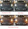 LED Bumper Driving Running Lights Flowing Turn Headlight For Ford F150 Raptor 22
