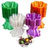 50 Pcs Transparent Ice Cream Bowls Disposable Dessert Serving Cups Flower-Shaped Sundae Cup Bakery