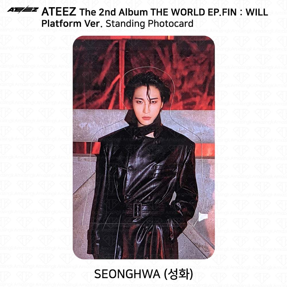 ATEEZ Второй альбом WORLD EP.FIN WILL Platform Ver. Наклейка Polaroid для фотокарточек