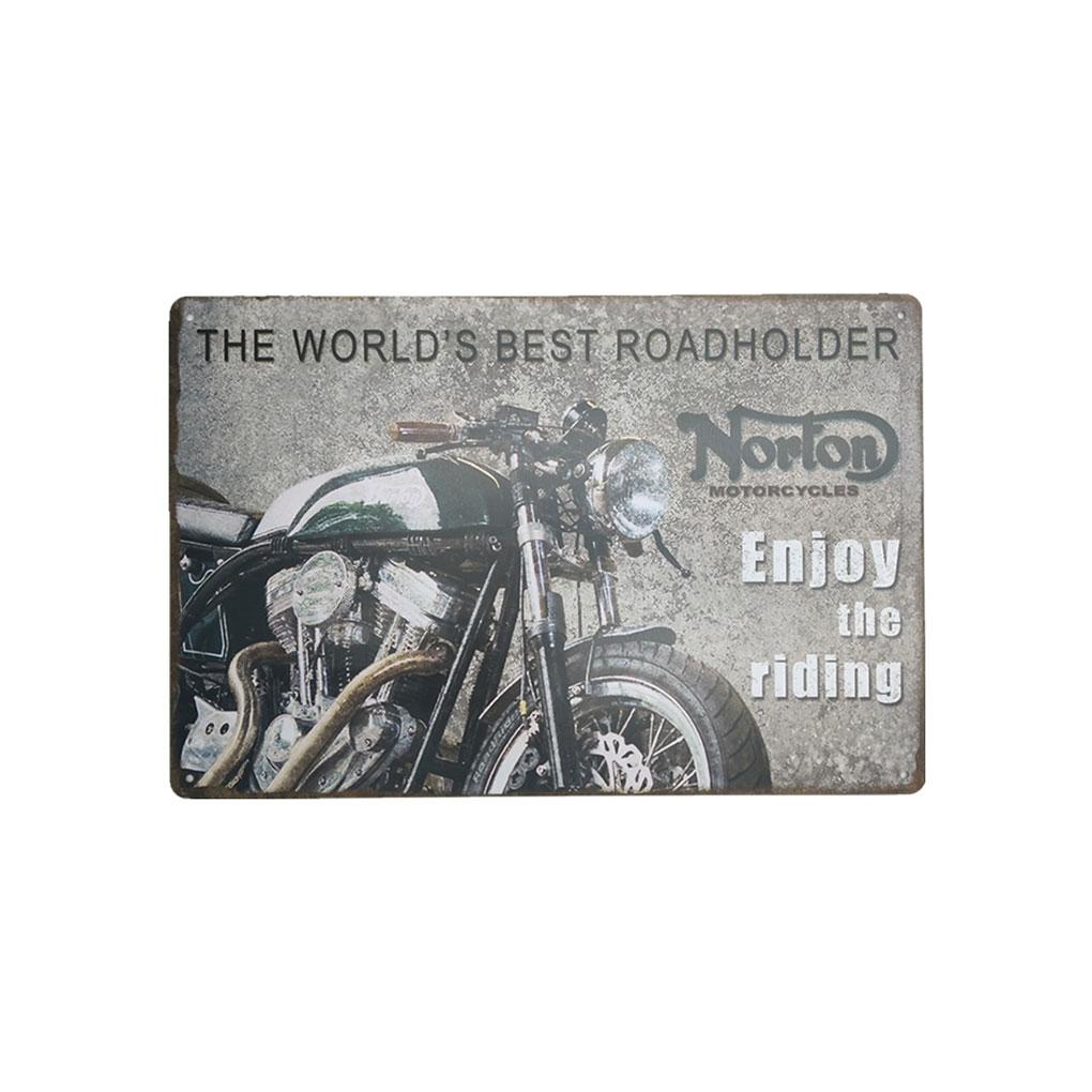 Vintage Retro Iron Wall Decors Car Motorcycle Poster Sign Plaque Home Livingroom Bedroom Decorations