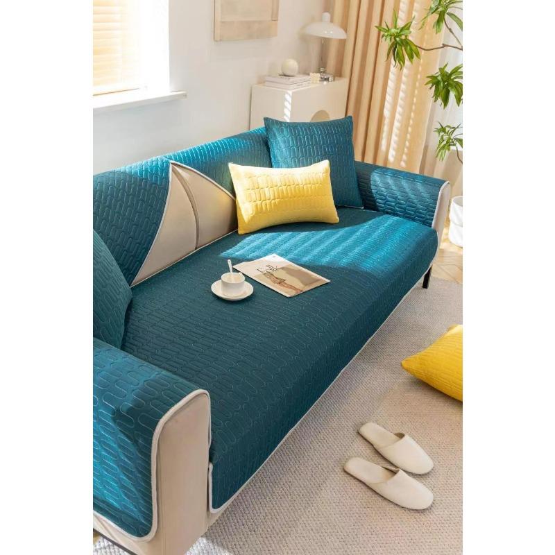 Ice Silk Sofa Cushion Four Seasons Universal Non-Slip Mat Sofa Cover Slipcover Summer Summer High-End Cover Cloth