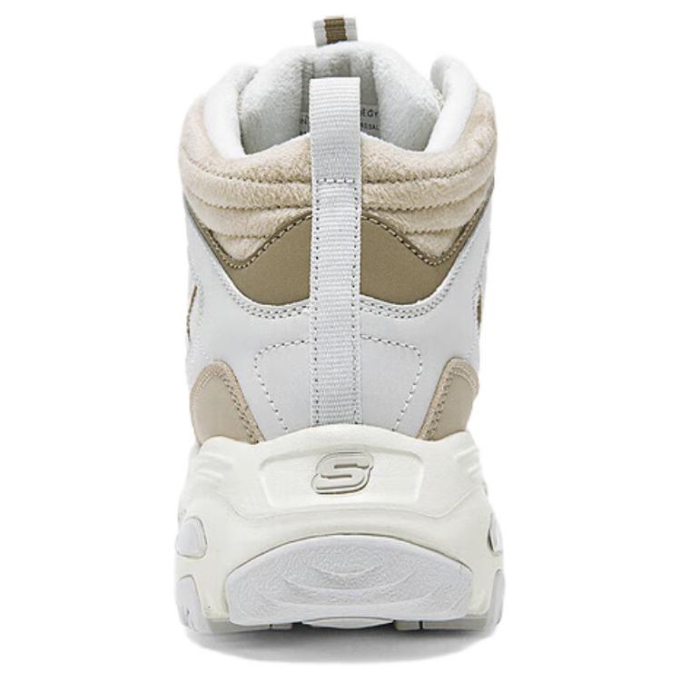 Skechers DLites 1.0 Спортивные Удобные Прочные Дышащие Высокие Повседневные Кроссовки Женские Серый Черный 169075-GYBR