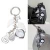 Antique Style Angel Wing Pocket Watch Keychain Bag Charm Alloy Vintage Jewelry Accessory For Purse Backpack Keys