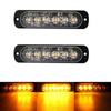 Strobe Marker Lamp 6 LED 12V-24V, Orange Off-Road