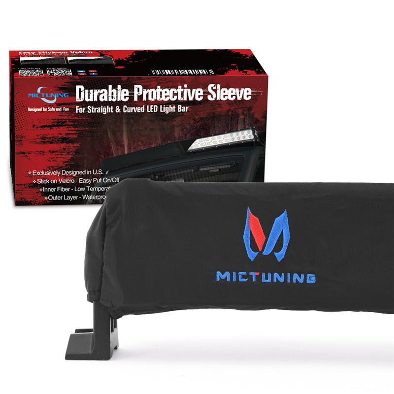 MICTUNING 22'' 32" 42'' 52'' Дюймов Премиальная Защитная Чехол-Рукав для Прямых Изогнутых Светодиодных Световых Панелей