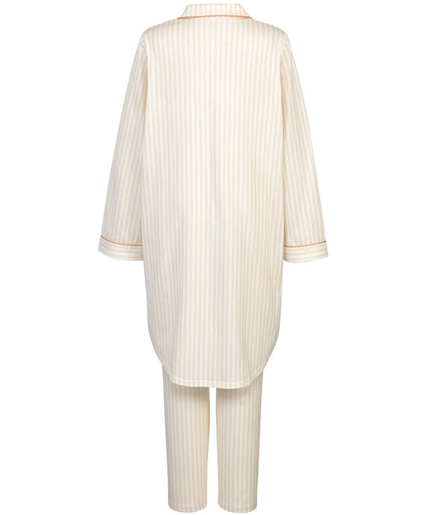 Пижама для беременных и послеродовая пижама Open Easy MFY116 CR [Wacoal Maternity] Комплект, дородовой, 100% хлопок, спереди, для кормления грудью, женский