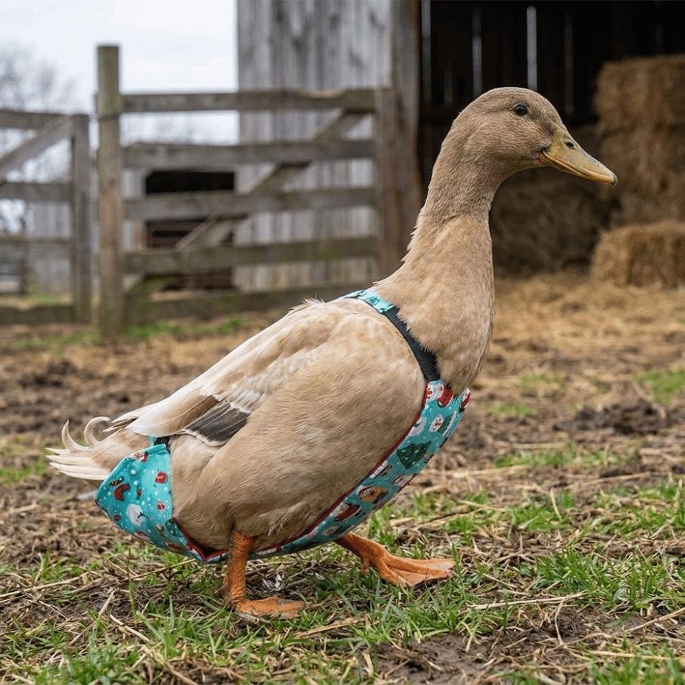 Elastic Band Cartoon Pattern Duck Diaper Adjustable Chicken Physiological Pants Pet Care