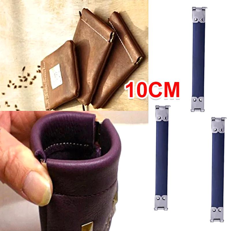 10Pcs/set Internal Flex Frame Vintage Clasp Lock Coin Purse Sewing Handbag Handle DIY Crafts Metal 10cm