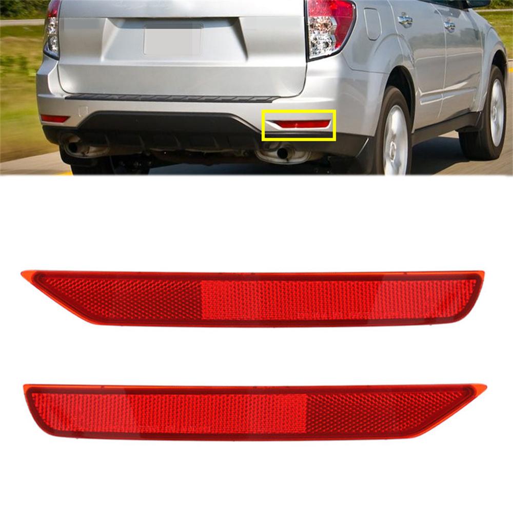 2xКрасные светодиодные катафоты заднего бампера стоп-сигналы для Subaru Forester 2009-2018