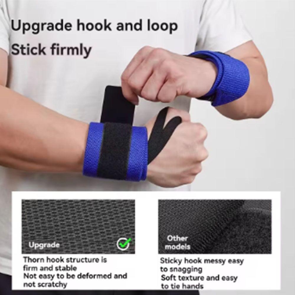1 Pair Anti-slip Wristband Wrist Support Elastic Weightlifting Wrist Wraps Gym Training