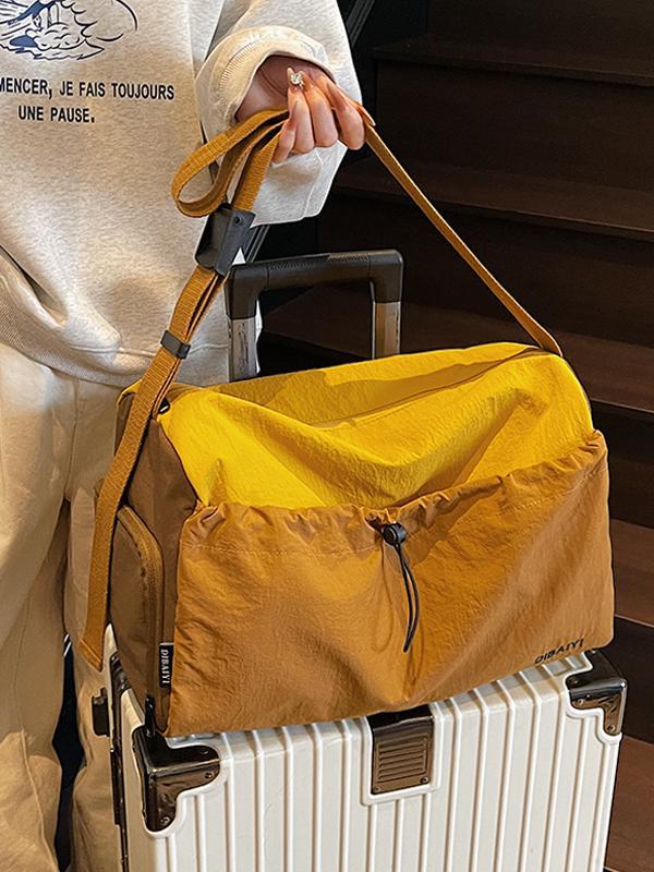 Женская легкая спортивная и дорожная сумка - Прочная, вместительная, с отделением для влажных/сухих вещей, идеально подходит для фитнеса и коротких поездок.