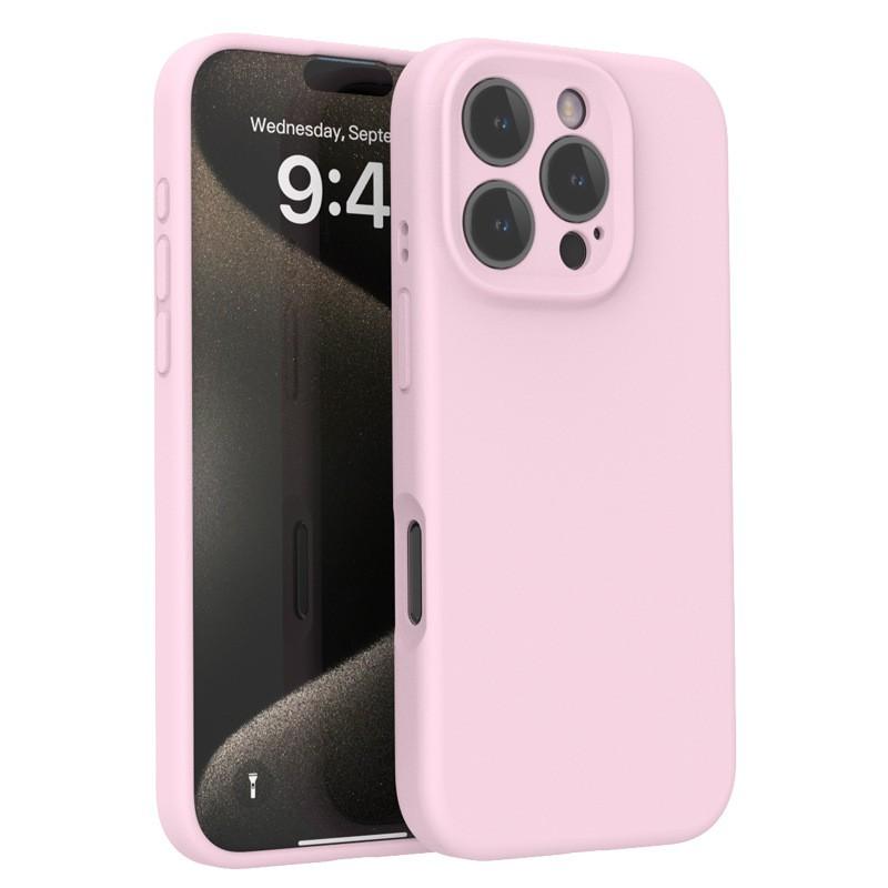 Liquid Silicone Phone Case IPhone 16 Series Full Coverage Camera Protection Shockproof Slim Fit