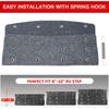 RV Step Covers, 3 Pack 20   Wide   Step Covers for Radius Steps for Radius Steps,   RV Step Rug Carpets Fit 8-11     RV Stairs, Gray