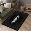 Коврик KEEP OFF Hype Decor, большой черно-белый ковер Hype Decor, ковер для гостиной, подарок на новоселье