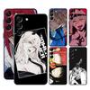 Black Soft Case For Samsung Galaxy S23 S9 S7 Edge S10e S10 S22 Ultra 5g S8 S21 Plus S20 Fe S21ultra Cover Anime Chainsaw Man Bag