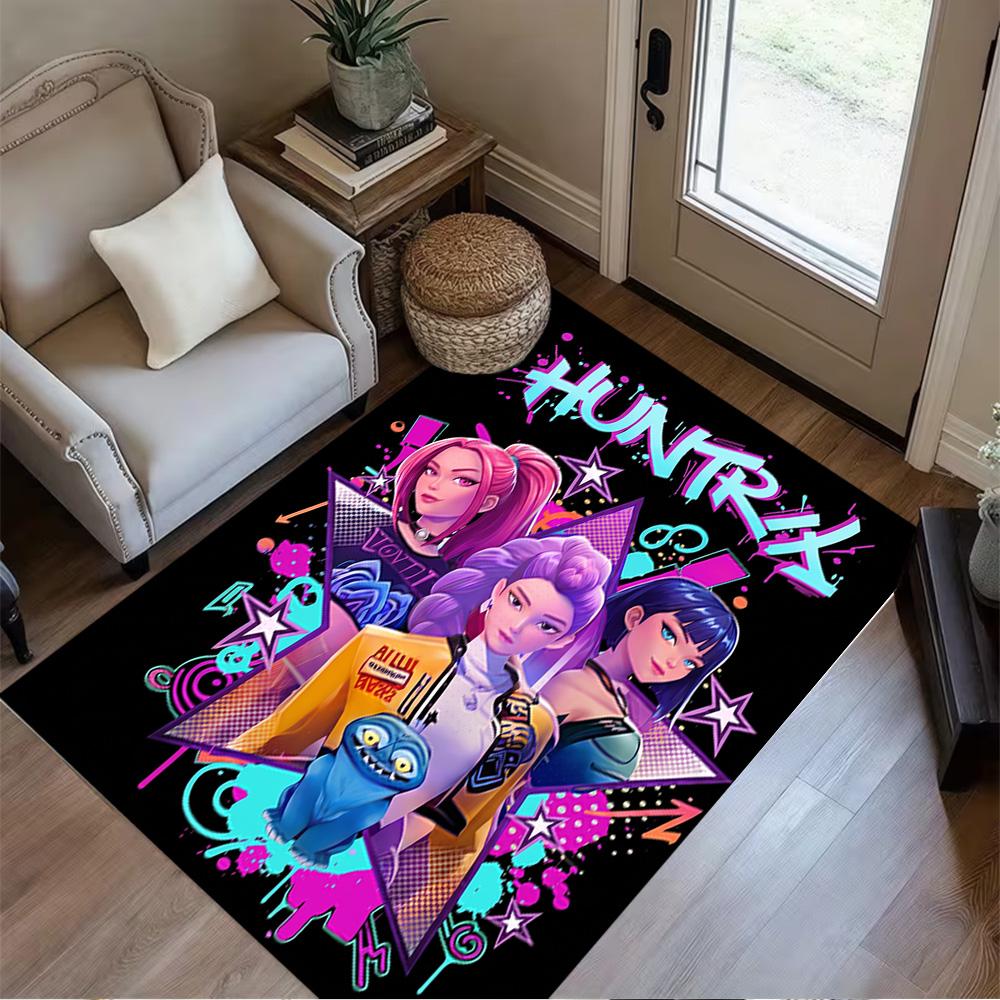 Galactic Trio Harmony Area Rug Suitable for Kitchen Study room Dining Room Hallway Antislip Carpet Anime Office Decor Birthday/Christmas Gift