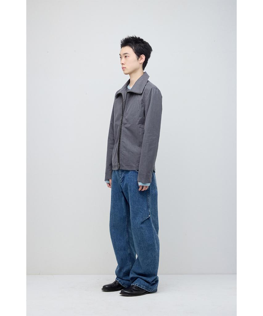 HATCHINGROOM Funnel Neck Jacket Gray