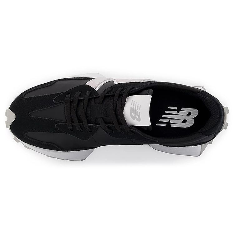 New Balance 327 Черные Облачные Кроссовки для Женщин Белые WS327LW