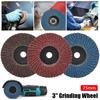 1Pcs Mini Angle Grinder Accessories 3" Grinding Wheel Flat Flap Discs Sanding Discs New Flap Wheel