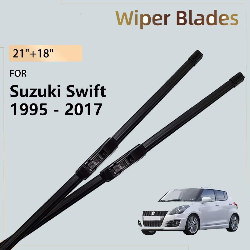 For Suzuki Swift 1995 - 2017 2014 2013 2012 2010 2009 2005 Hatchback Accessories Front Wiper Blade Windshield Windscreen Brushes