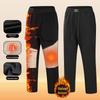 Men's Warm Graphene Velvet-Enhanced Pants: Thick, Fashionable Outdoor Wear with Knee Pads for Cold Weather