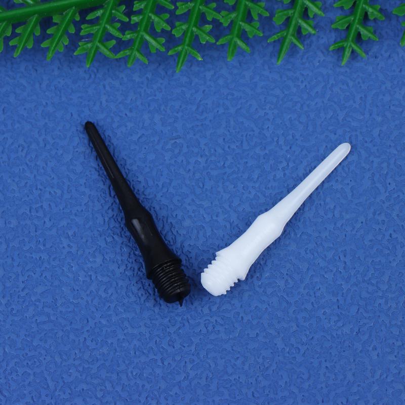 Replaceable Soft Plastic Dart Tips  Stubby Points Set with Durable Shafts for Darts Bar Practice