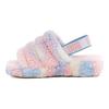 UGG Fluff Yeah Slide Cali Collage Модные удобные шлепанцы Женские сандалии Радужные 1120070-PSTR