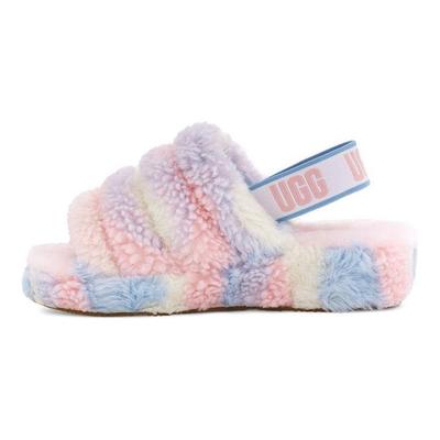 Fluff Yeah Slide Cali Collage Модные удобные шлепанцы Женские сандалии Радужные 1120070-PSTR