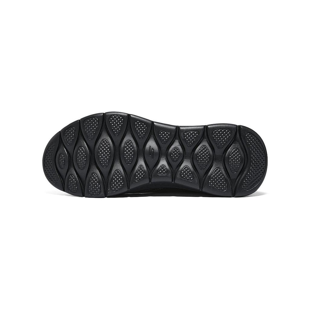 Skechers Go Walk Flex Кожаные Удобные Универсальные Низкие Повседневные Кроссовки Мужские Черные 216499-BBK