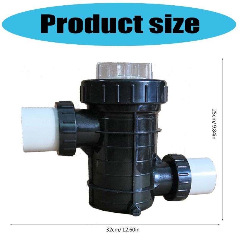 Swimming Pool Pipe Hair Filter Replacement Part Strong Construction for Home Swim Pool and Fitness Center Operations