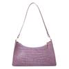 Retro Crocodile Pattern Shoulder Bag For Women PU Leather Armpit Bag France Bag Casual Female Handbags Advanced Totes