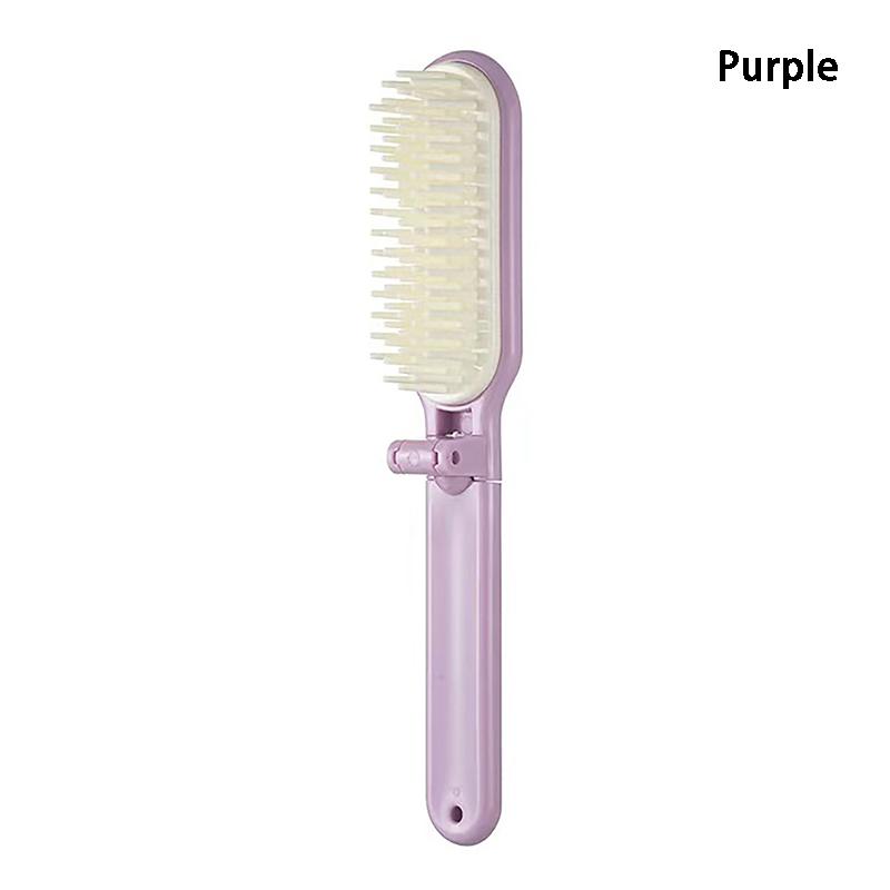 Складная расческа для волос, портативная мягкая расческа для распутывания волос, антистатическая массажная щетка для головы и кожи головы, дорожная карманная расческа для укладки волос, парикмахерская