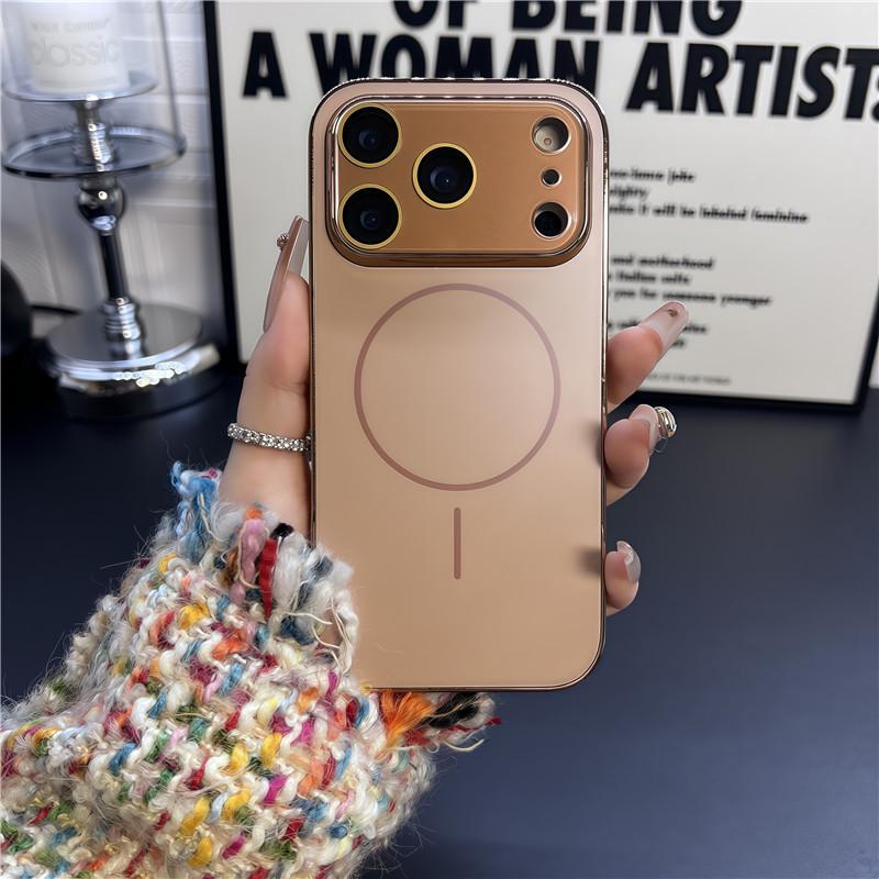 Магнитный чехол Apple 17 Pro Max для iPhone 16: 15 цветов, Защита линз