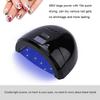 48W UV LED Lamp Nail Dryer Dual Light Source Gel Polish Lamp Light Manicure Curing Black