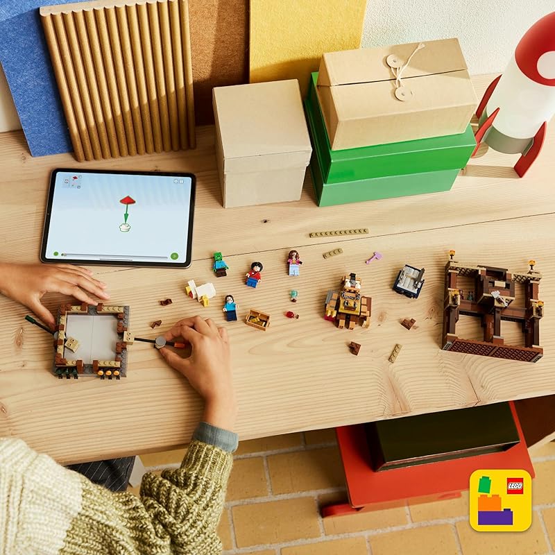 Lego minecraft особняк в стиле вестерн в лесу арена комната игрушки игрушка подарок на день рождения блок мальчик девочка ребенок 10 лет 11 лет 12 лет