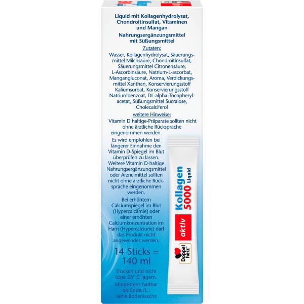 Doppelherz Collagen 5000 Liquid 14 Sticks 140ml