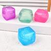 4 шт., кубик стресса, игрушка-непоседа, медленный отскок, TPR, облегчение тревоги, прозрачный пакет со льдом, сжимаемый мяч, сенсорная игрушка для детей, подростков, подарок для взрослых