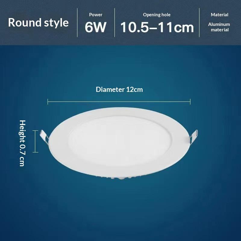 Led Downlight Dimmable 3W 6W 9W 12W Square Round Led Spot Light Ac110V/220V Ceiling Light Indoor Recessed Downlight
