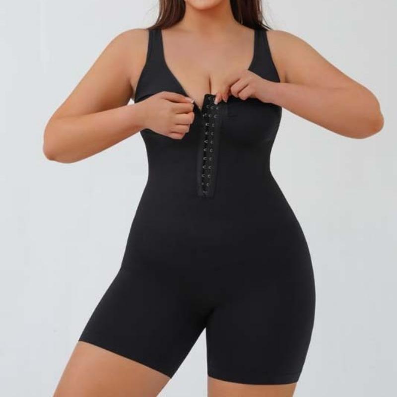 Seamless Low Neck Tummy Control Hip Lifting Shapewear One Piece Bodysuit