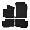 Tapis De Sol - Dacia - Lodgy - Velours Noir - 4 Pièces - Ajustement Précis
