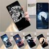 Силиконовый чехол для телефона с рисунком «Луна и Воющий Волк» для Samsung Galaxy note 10 pro S26 S25 S24 S23 S22 S21 Plus S25Ultra Capa Cover