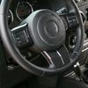 For 2011-2017 Jeep Wrangler JK ABS Carbon Fiber Inner Steering Wheel Cover Trim