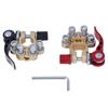 2Pcs Car Battery Terminal Connector Kit Clamp Replacement Adjust Disconnect Quick Release Tool