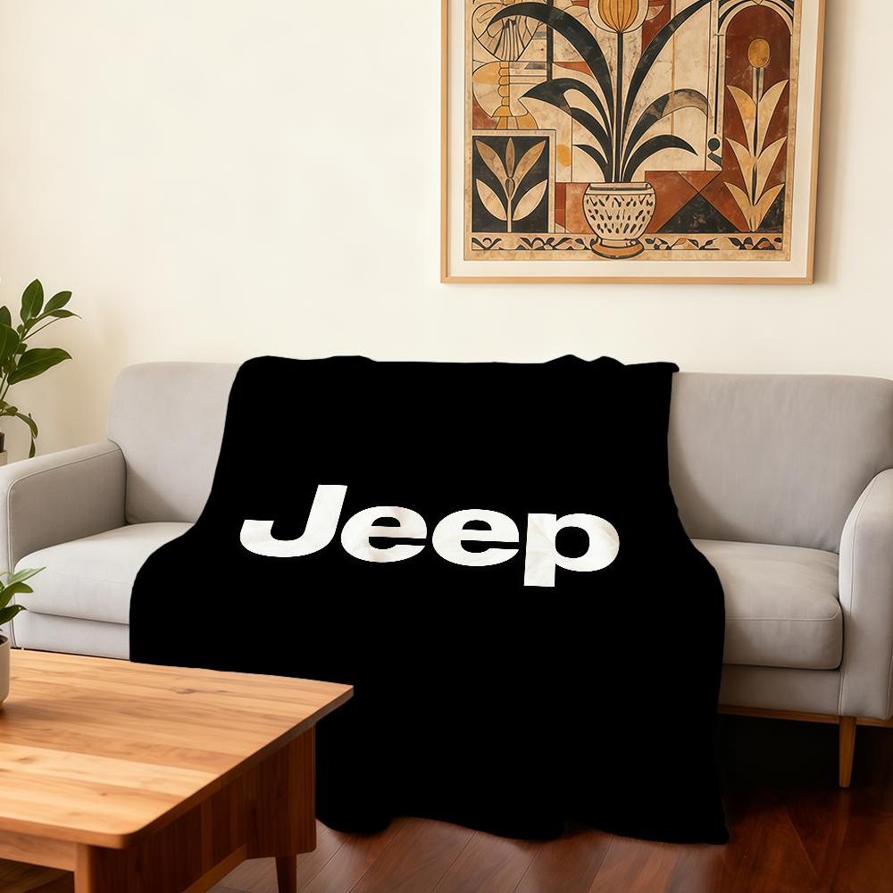 J-Jeep-ES Логотип Крутое Автомобильное Одеяло Супер Теплое Удобное Плюшевое Покрывало Детское Домашнее Диван Спальня Подарок
