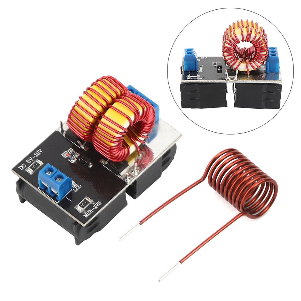 Miniature ZVS Induction Heating Board 120W High Frequency Power Supply Module Induction Heating Module for DIY Projects