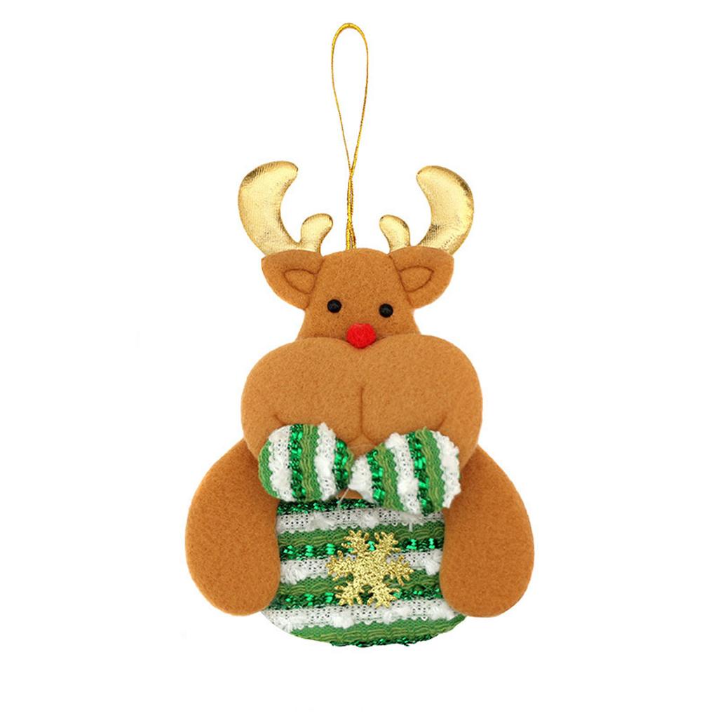 Christmas Decoration Pendant Striped Pendant Christmas Tree Holiday Scene Decoration