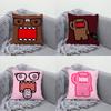 Милая наволочка D-Domo-kun, чехлы для мягких подушек для декора дивана в деревенском стиле, домашний декор и защитный чехол для подушки